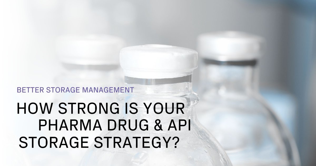 🎯Storage is a critical control point. This means developing a strong storage strategy relative to the drug product or active pharmaceutical ingredient (API). 

Make smart decisions to protect your valuable manufactured pharmaceutical product in storage. Learn about internal and