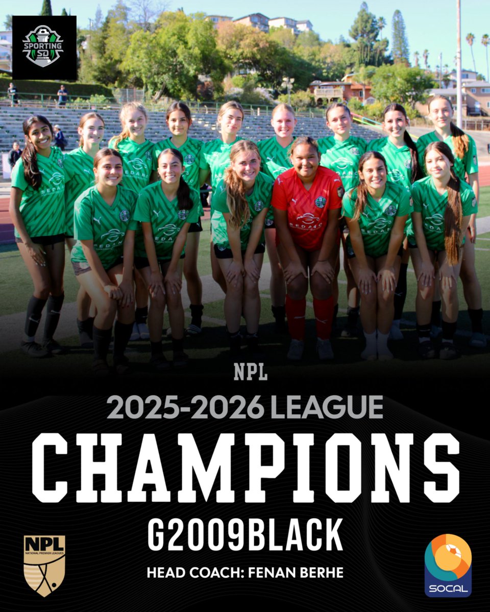 Big shout out to Coach Fenan and his G2009Black team. NLP League Champions! #playforthepatch #puma #NPL #sedanoautogroup #soccer