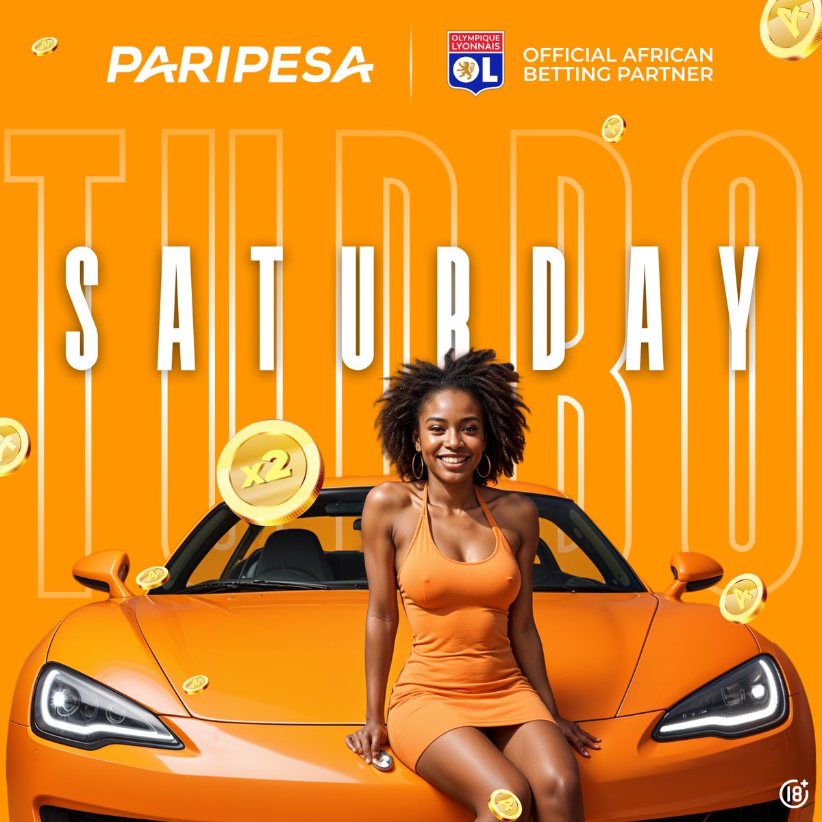🚀 TURBO SATURDAY 🚀

Double your energy, double your balance! 🔋

💰 Get a 100% Deposit Bonus every Saturday — all you need to do is top up your account and feel the boost!

➡️ Full details on the offer: m.paripesa.bet/bwb
⚡️ Hit deposit now before Saturday cools off!