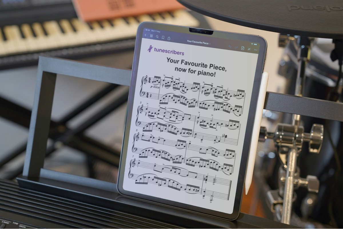 pianistmagazine's tweet image. AD/
🎹 Discover Tunescribers: custom sheet music for the digital age!

Turn any audio- YouTube hits, jazz solos, or originals-into professionally engraved scores tailored to your level.

Explore music beyond traditional publishers.

#Piano #SheetMusic #CustomScores