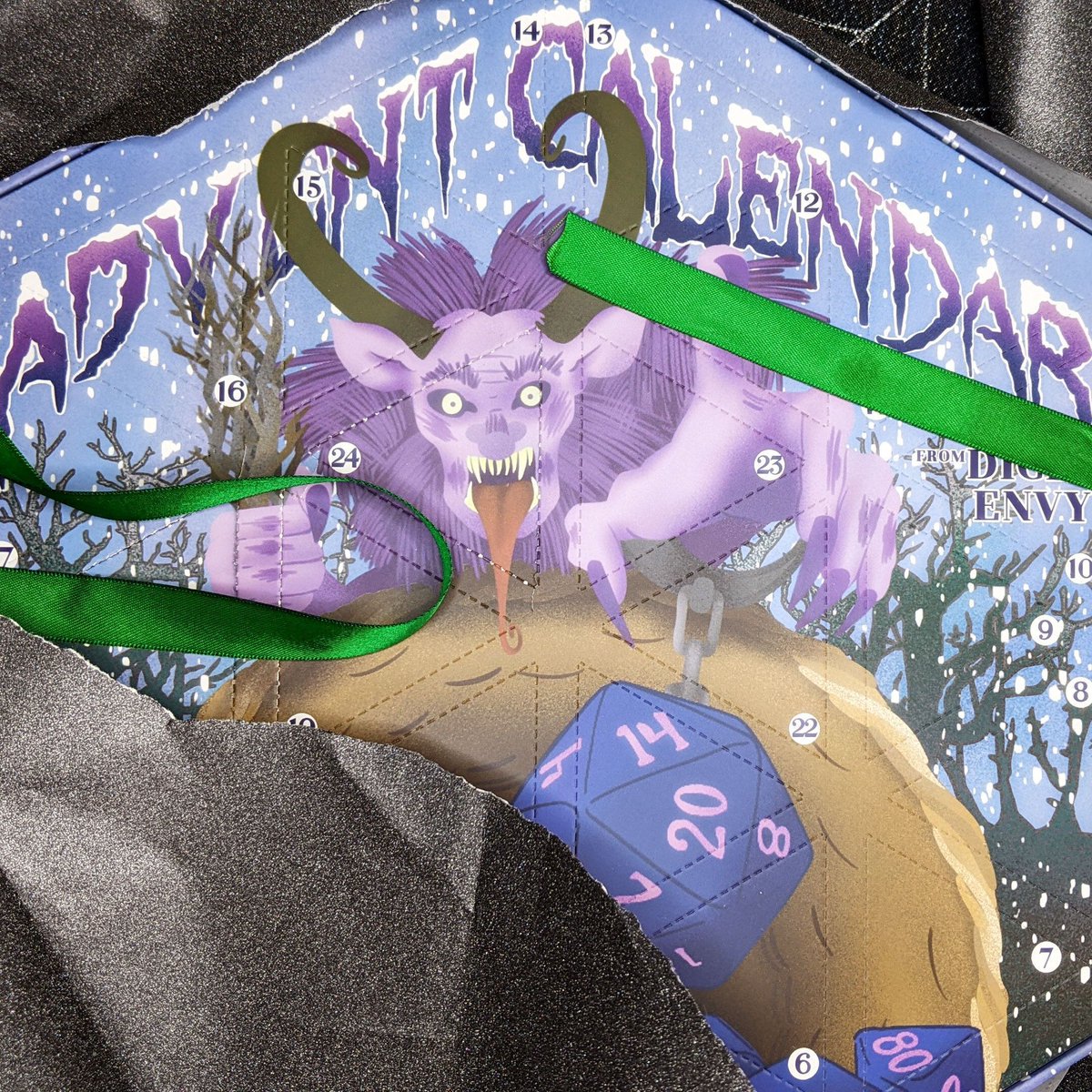 💜 Have you been naughty this year? 💜

We're not here to judge! There's still time to snatch up your Dice Envy Advent Calendar and discover daily thrills in a countdown with Krampus!

diceenvy.com/products/adven…

#dice #rpg #dnd #diceaddict #hehehe