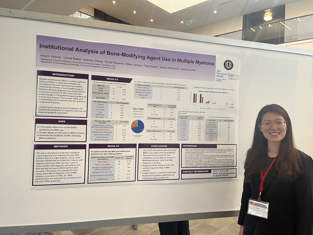 Congratulations to Amy Huang on her poster presented at New England Hematology Symposium!