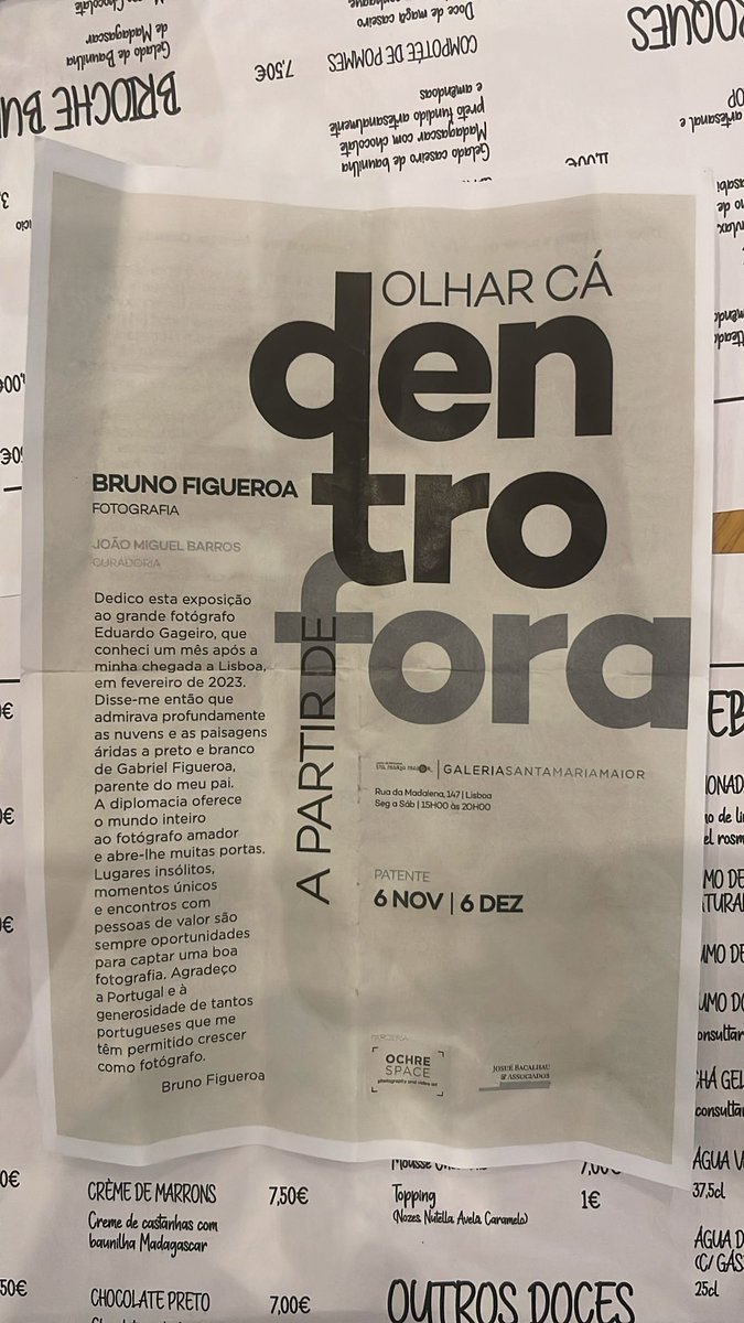 Red Global MX Capítulo Portugal presente en la inauguración de la exposición fotográfica “Olhar cá dentro a partir de fora”, del Embajador de México en Portugal, <a href="/BrunoBFigueroa/">Bruno Figueroa</a> Nos sentimos orgullosos de acompañarlo.#RedGlobalMX #CapítuloPortugal #MéxicoEnPortugal <a href="/EmbaMexPor/">Embamex Portugal</a>