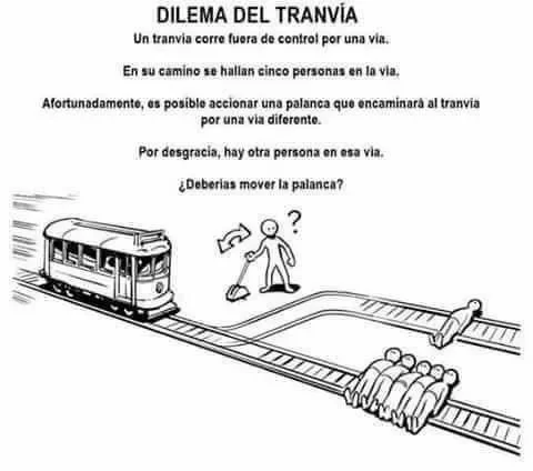 ElArteDeVivir__'s tweet photo. El dilema del tranvía https://t.co/MGhM8BHW2S