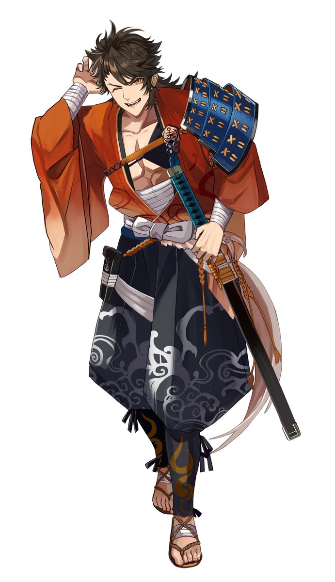 gueee_imo's tweet image. 最近刀剣乱舞始めた～これは陸奥守吉行