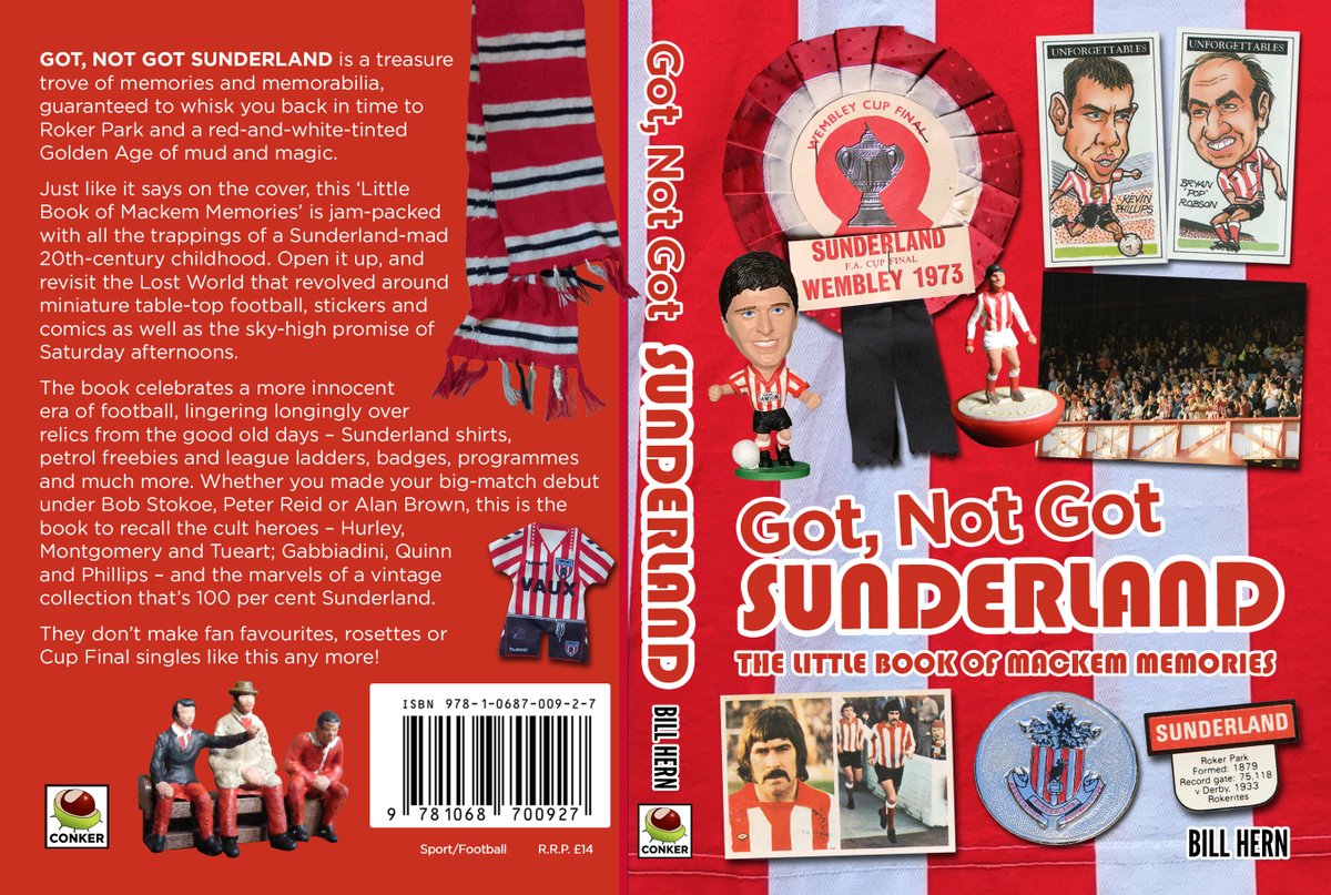 Got, Not Got Sunderland is back from the printers!  

And it's looking great. Small but perfectly packed with #SAFC nostalgia...  

Today and Saturday are your LAST CHANCE to grab an author-signed/dedicated copy for Xmas...  

More details: conkereditions.co.uk