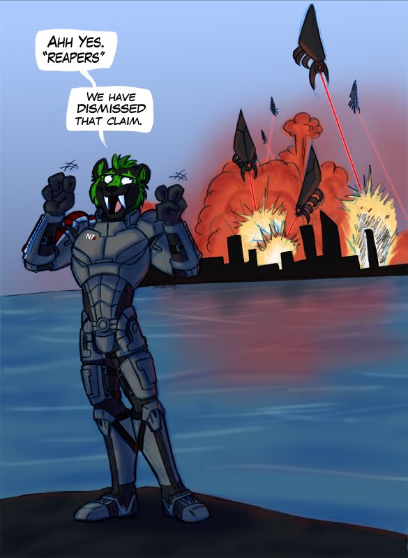 Happy N7 day! 🎉 Here’s an oldie by <a href="/tomatodogart/">tomatodogart.bsky.social</a> to celebrate!