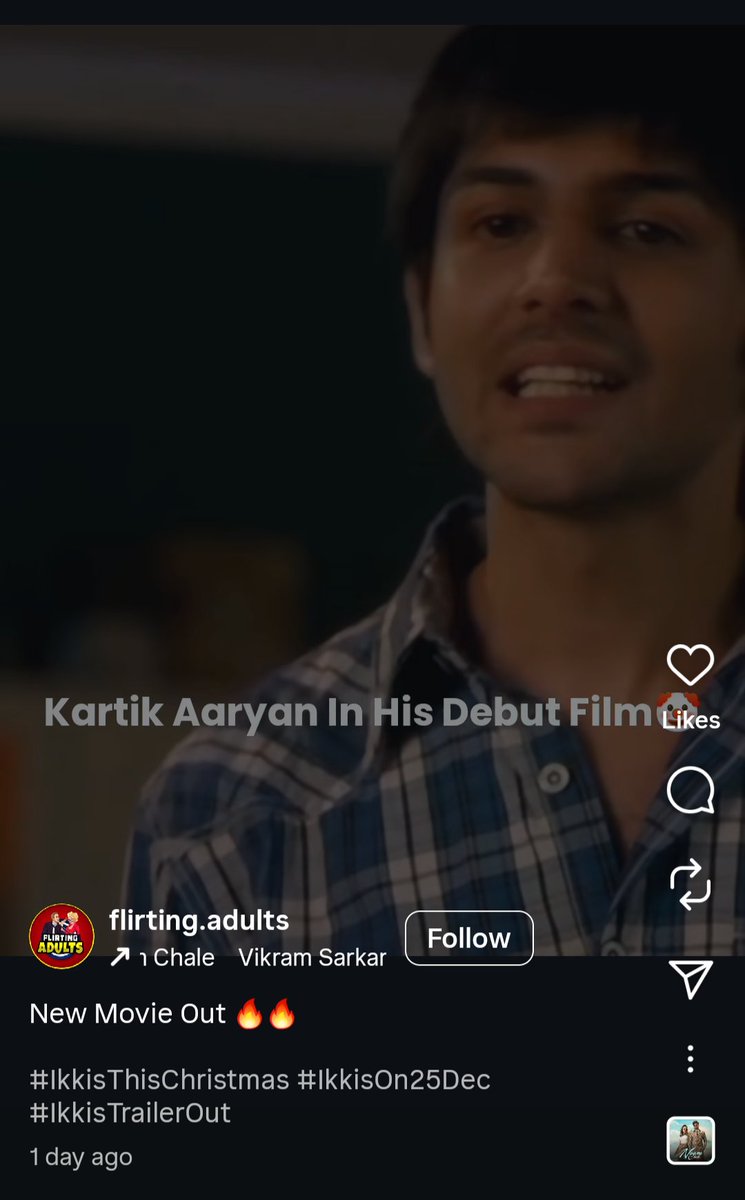 Maahir_Sehgal's tweet image. Those saying it was one random account posting that negative post targeting #KartikAaryan for likes, and not done by #MaddockFilms, just check these screenshots of several insta pages posting negative posts against Kartik and promoting Ikkis over #TMMT. (Check tags)

SO PATHETIC!