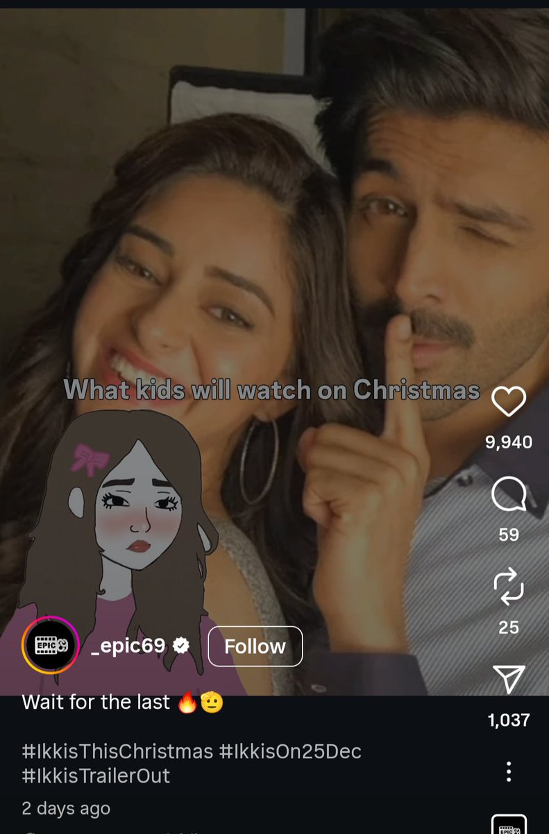 Maahir_Sehgal's tweet image. Those saying it was one random account posting that negative post targeting #KartikAaryan for likes, and not done by #MaddockFilms, just check these screenshots of several insta pages posting negative posts against Kartik and promoting Ikkis over #TMMT. (Check tags)

SO PATHETIC!