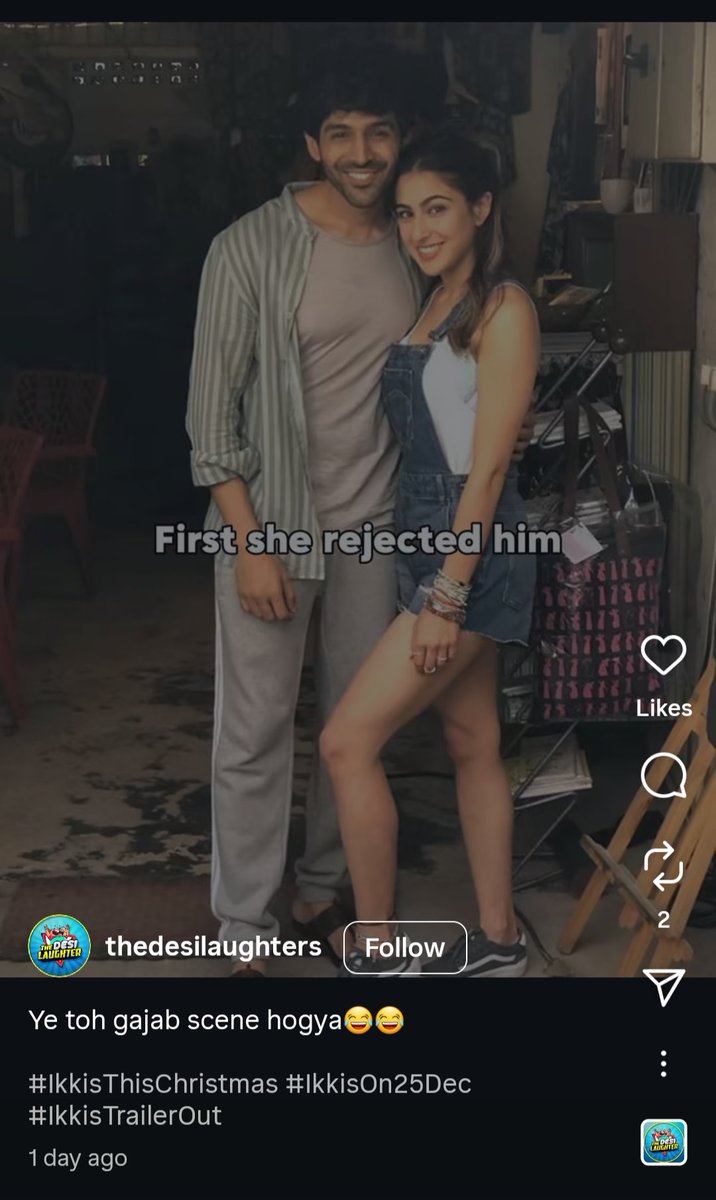 Maahir_Sehgal's tweet image. Those saying it was one random account posting that negative post targeting #KartikAaryan for likes, and not done by #MaddockFilms, just check these screenshots of several insta pages posting negative posts against Kartik and promoting Ikkis over #TMMT. (Check tags)

SO PATHETIC!