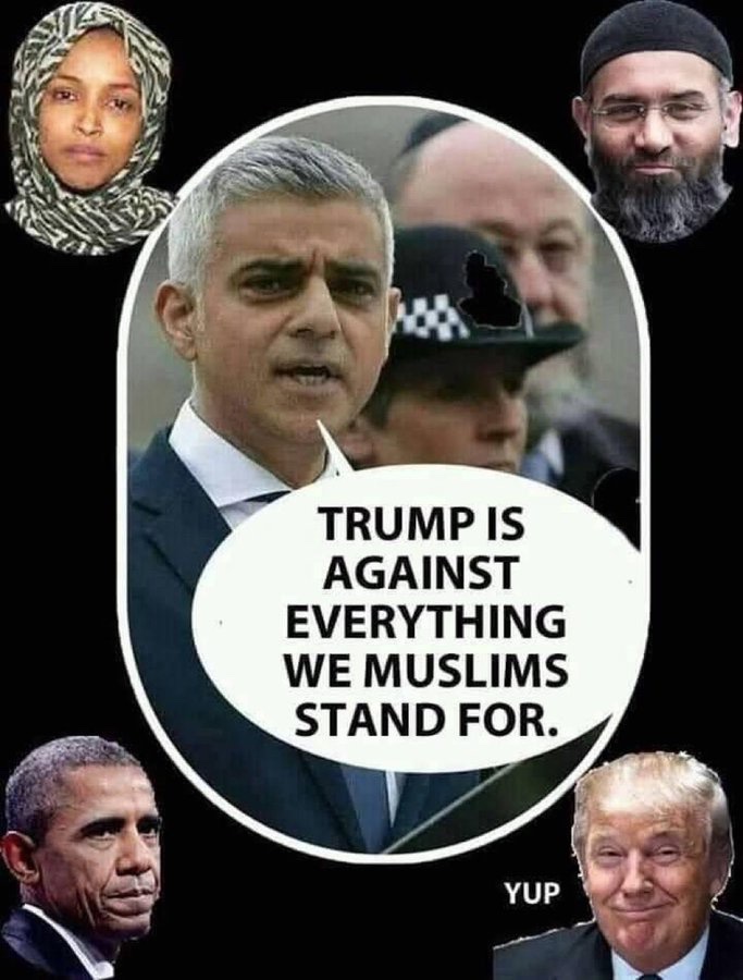 President Trump isn’t the only one against everything Muslims stand for!!   God, and We the People are right there with him!!
🇺🇸🇺🇸🇺🇸🇺🇸🇺🇸🇺🇸🇺🇸🇺🇸🇺🇸🇺🇸🇺🇸🇺🇸