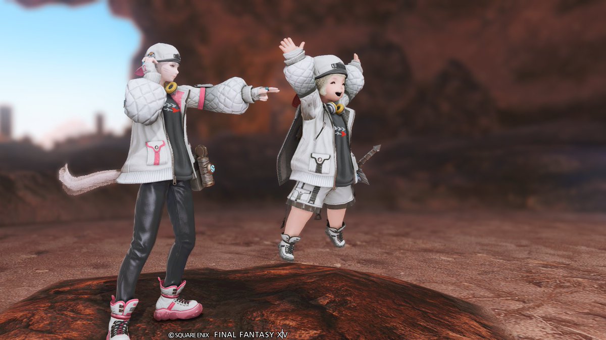 りぶ「薙ぎ払え！」
ろく「うぉおおおおおお！！！！」
#FF14 #ミコララ