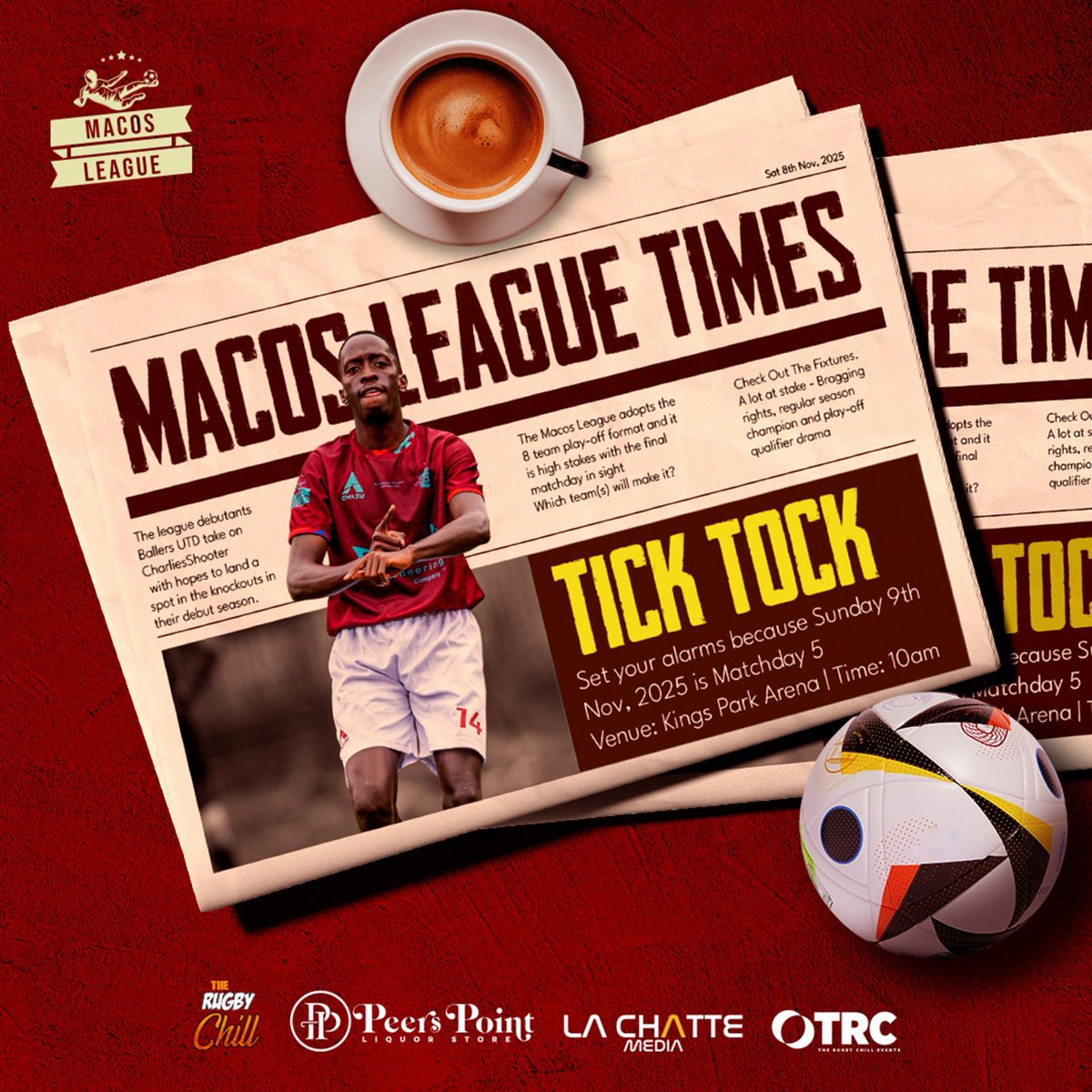 It’s almost that time we have been waiting for!!! <a href="/TheMacosLeague/">The Macos League</a> Sunday lessons are going to be served at KPA!!! 
#UpTheCityzens