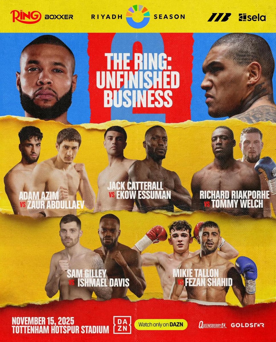 circuitv1p's tweet image. Chris Eubank Jr vs Conor Benn 2 – VIP tickets &amp;amp; hospitality! Nov 15, Tottenham Hotspur Stadium @ 6PM. Ringside seats, gourmet dining, champagne. From £449. Book now: vipfootballhospitality.com/tickets/eubank… #EubankVsBenn2 #Boxing