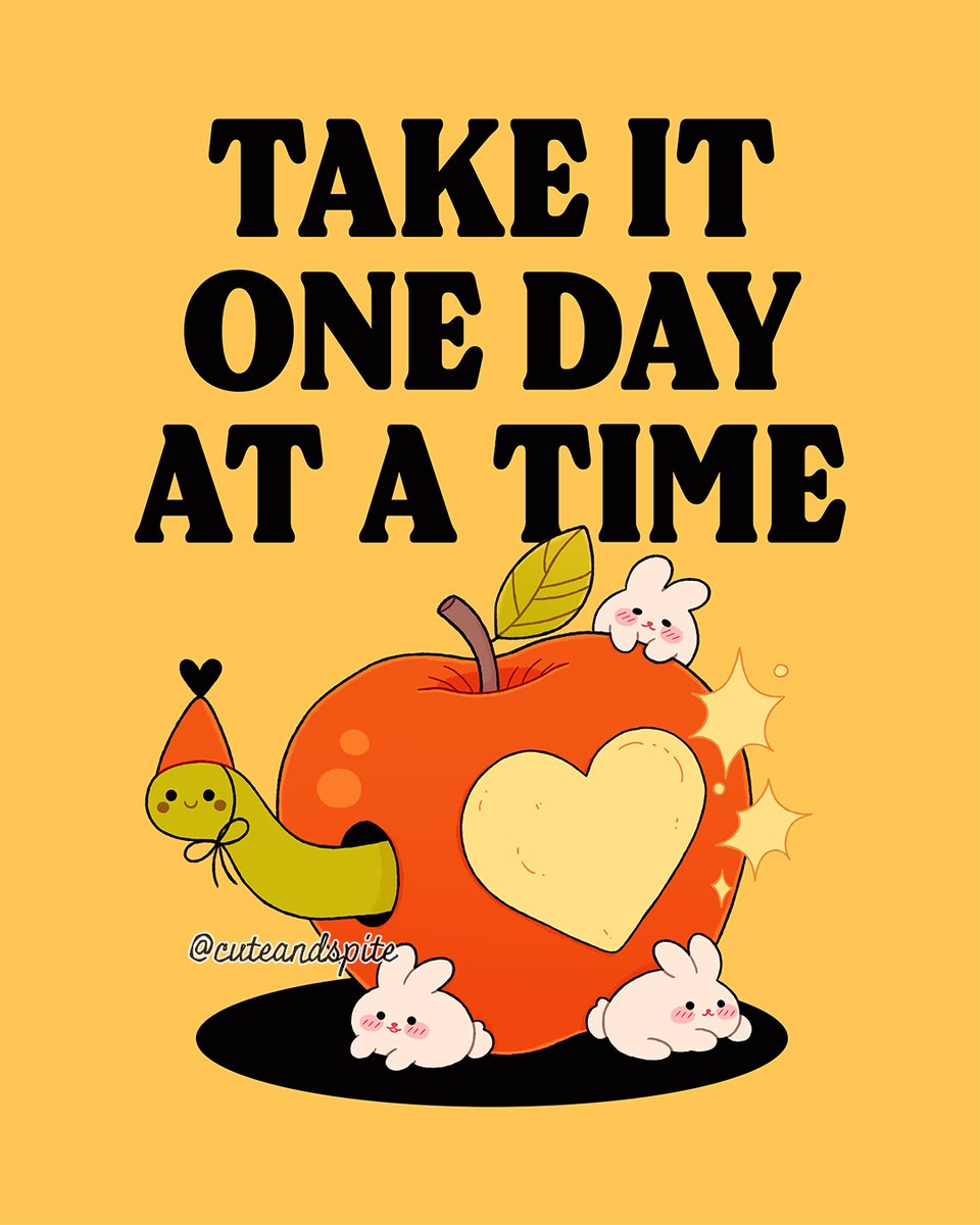 cuteandspite's tweet photo. 🍎🌼 Tiny steps, soft days.
#bunnyart #motivation #kawaiiart https://t.co/tz5BFWOdei