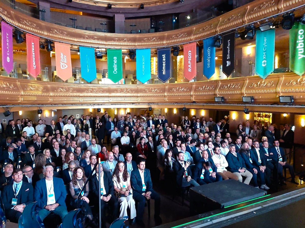 A night of celebration in Madrid. At Teatro Eslava, over 300 professionals gathered to recognize excellence in #cybersecurity. Our CEO honored partners AGE2 (Spain) &amp; SECURNET (Portugal) for their outstanding work. Thanks to <a href="/Ingecomayorista/">Ingecom</a> for an unforgettable evening!. #IT