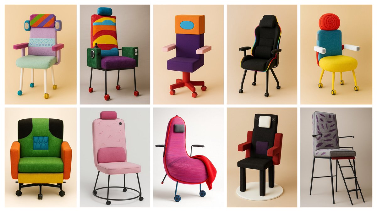 MrsJ_BJS's tweet photo. These bold and brilliant chairs were designed by US! Inspired by @YinkaIlori_ and his colourful and uplifting furniture, we designed our own pieces. Now we have seen the realistic models, we will work on making our chairs more accessible for all.

@broadwayjuniors 
@OakNational https://t.co/DXoc6hYAaZ