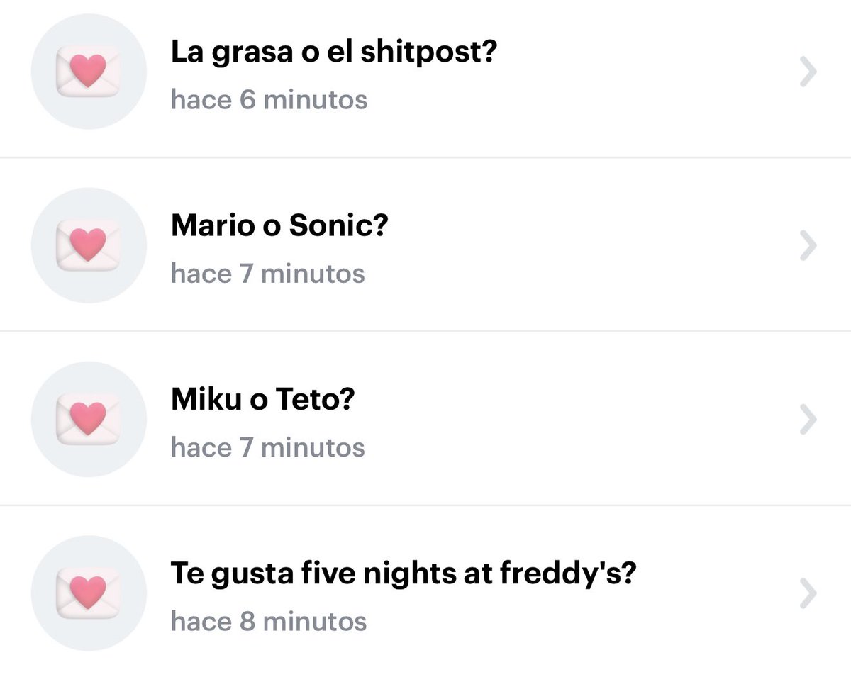 teffynyao's tweet photo. q me preguntan no
1. No es serio esto
2. Mario
3. Miku
4. Si, de chiquita un día estaba viendo un gameplay porque me daba miedo jugarlo y justo se cortó la luz y salí corriendo y gritando pq me asusté d q me coma #fredi 💔 https://t.co/wiG4WV8t3e