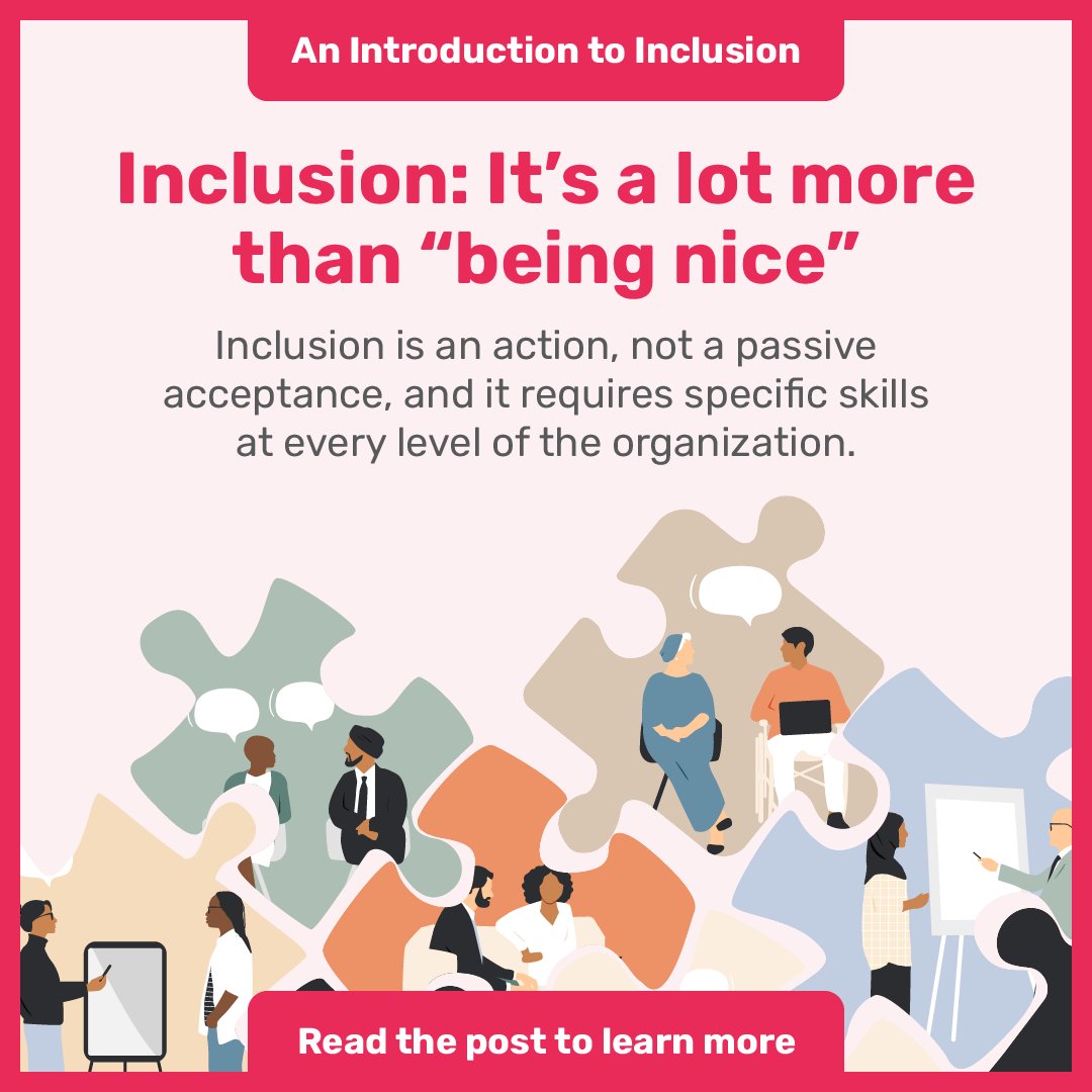 dialecticwork's tweet image. Inclusion is more than “being nice” – it’s active, intentional, and essential for belonging at work. It means shaping spaces everyone can join, calling out bias, and listening to all voices. 

🔗Practise #inclusion with Learning Snippets. 
bit.ly/LS-Inc101