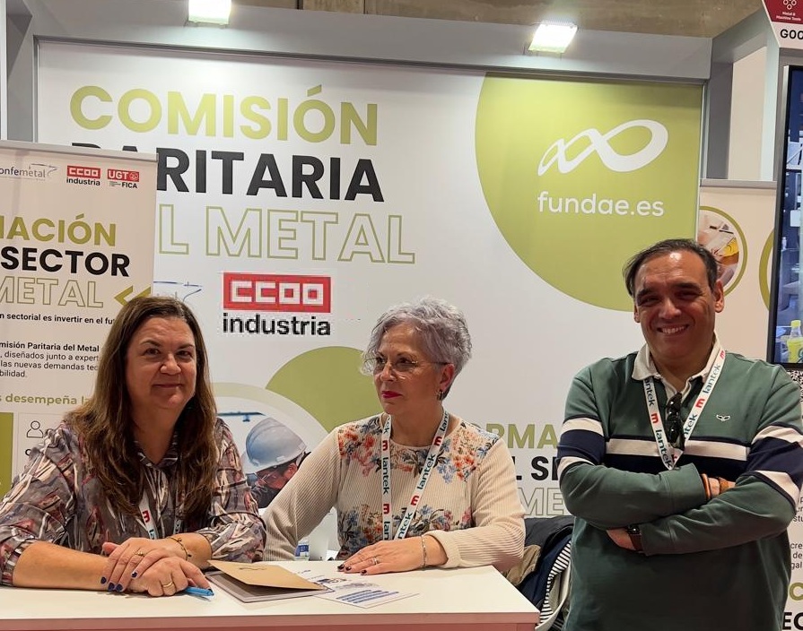 Industria_CCOO's tweet image. Estuvimos en #AdvancedManufacturing, la feria sectorial del metal

Apreciamos el impacto de la transformación digital en las empresas del sector 👍🏽

Apostamos por la formación continua y de calidad de las personas trabajadoras para mejorar su empleabilidad y recualificación