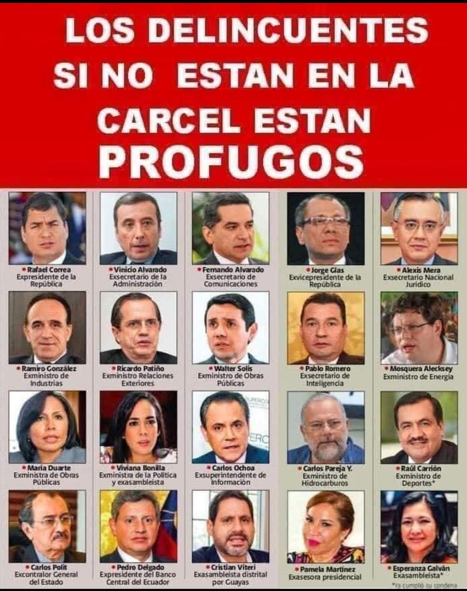 SolitarioGuason's tweet photo. @MashiRafael Recordemos a los de la #DecadaRobada

#LosCorruptosSiempreFueronCorreistas https://t.co/vyqxSvsRmU