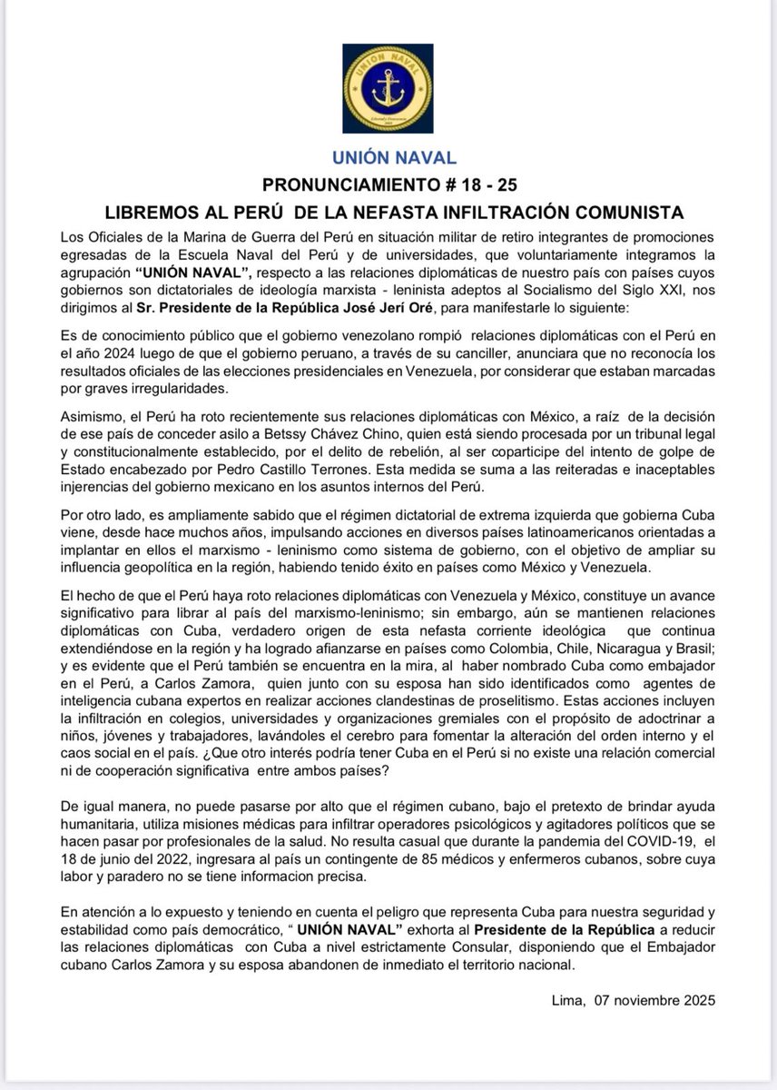 Union Naval tweet media