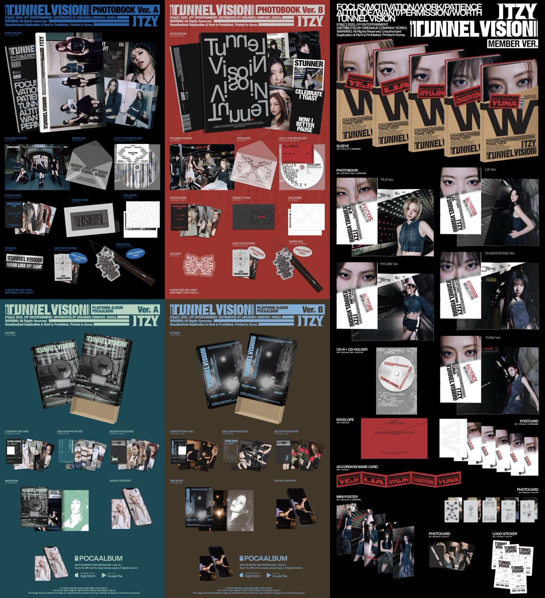 itzy チェリョン TUNNELVISION サノク 限定 トレカB itzy チェリョン