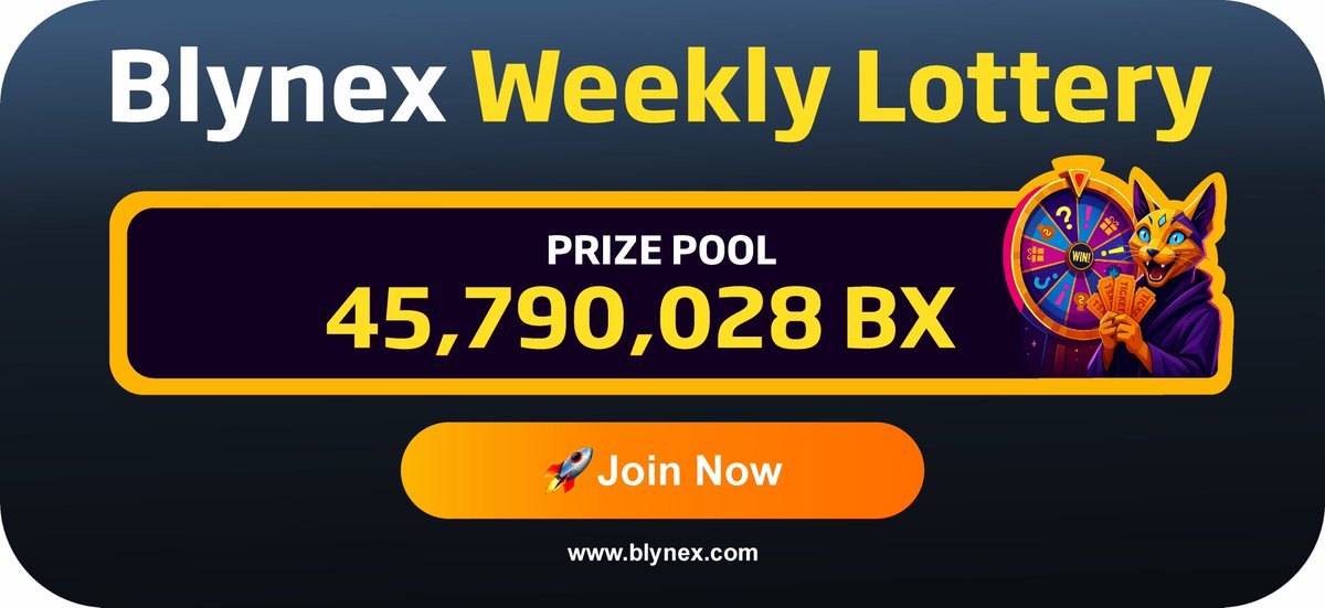 Blynexex's tweet photo. 🎯 A prize pool of over 45,000,000 awaits in the BX Lottery! 💎🎟️

Your luck could turn into real crypto rewards — are you ready to play? 🚀
👉 Join the excitement https://t.co/q2iujDtKiB

#Blynexex #BlynexLottery #TradingWins #CryptoRewards #Web3 #PrizePool #CryptoCommunity https://t.co/B641D4Wv2J