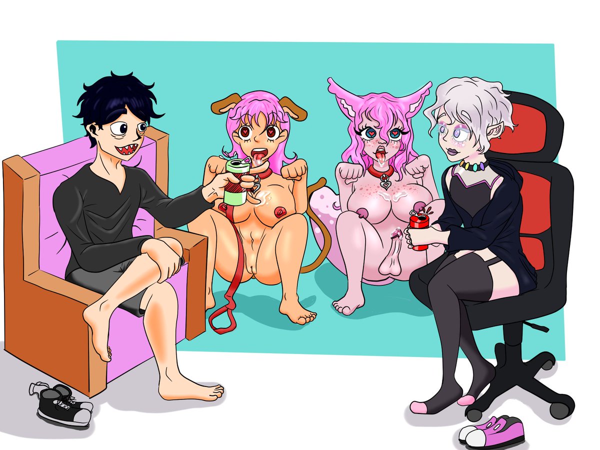 the only pet play art i have is this old one but i still love this one reminds me of good times :3

day 3 of hypnovember: pet play
#hypnovember