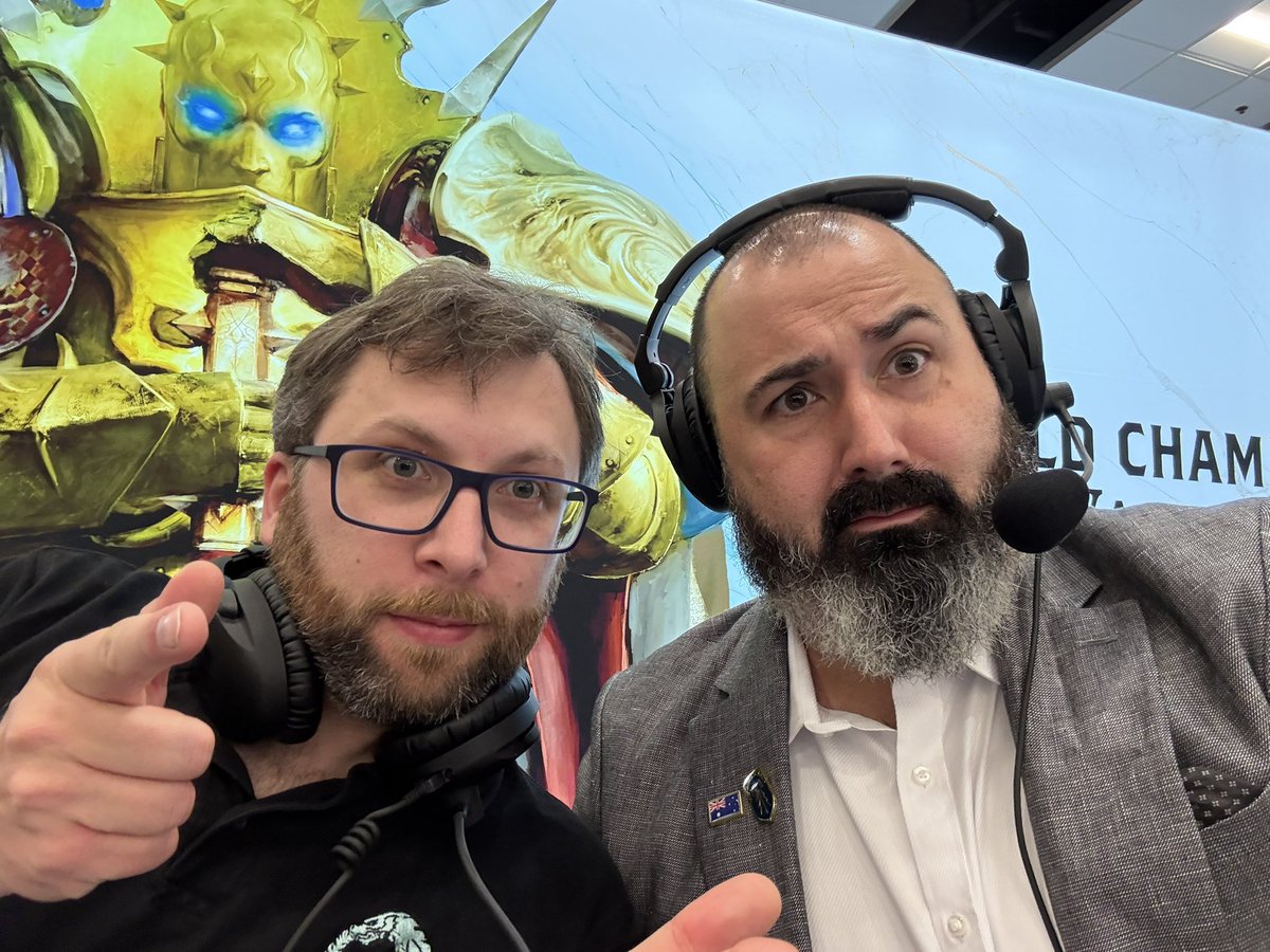 Going live with World Championships of Warhammer AoS, game 3 with <a href="/ED__E/">Eddie Eccles(⚔️🔨)+🎲🎨:🍄👽🦌🏰</a> on youtube.com/live/os91_9ueg… #WarhammerCommunity #ageofsigmar