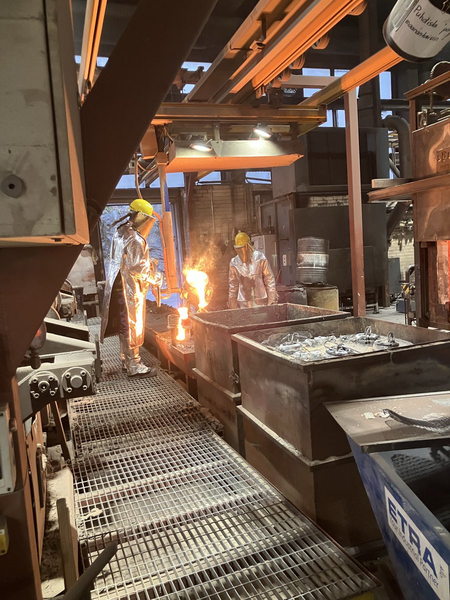 VRantahalvari's tweet image. #EKyritysvierailu  Sacotec Oy:llä Antti Zittingin vieraana tutustumassa tarkkuusvalamiseen. Kyllä Suomessa kannattaa valmistaa hevosta pienempääkin.