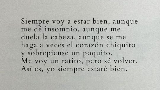 A veces solo necesitamos un descanso, no rendirnos.