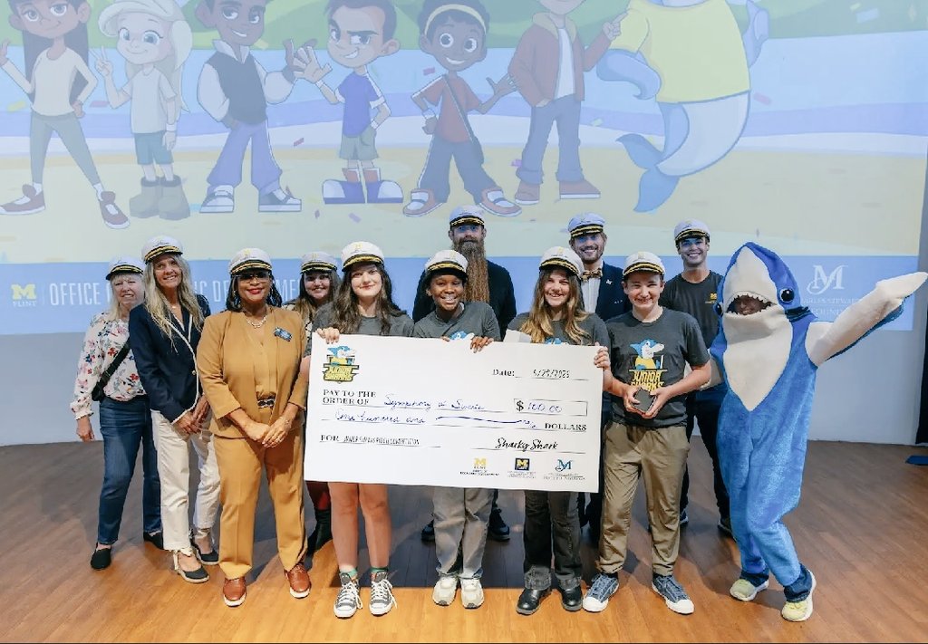 🎉 Happy Youth Entrepreneurship Day!
We’re proud to celebrate the creativity &amp; innovation of our Young &amp; Junior Sharks at <a href="/UMFlint/">University of Michigan-Flint</a>, made possible through support from the <a href="/MottFoundation/">Mott Foundation</a>
Thank you, <a href="/GovWhitmer/">Governor Gretchen Whitmer</a>, for spotlighting Michigan’s next generation of entrepreneurs! 💡