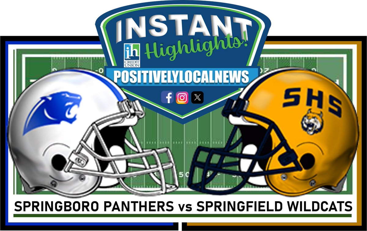 It's playoff time and the Instant Highlights team is ready for a huge rematch in the GWOC where the Springfield Wildcats travel to Springboro to take on the Panthers!  Don't wait for the late local news for highlights from this game, get them in an INSTANT!