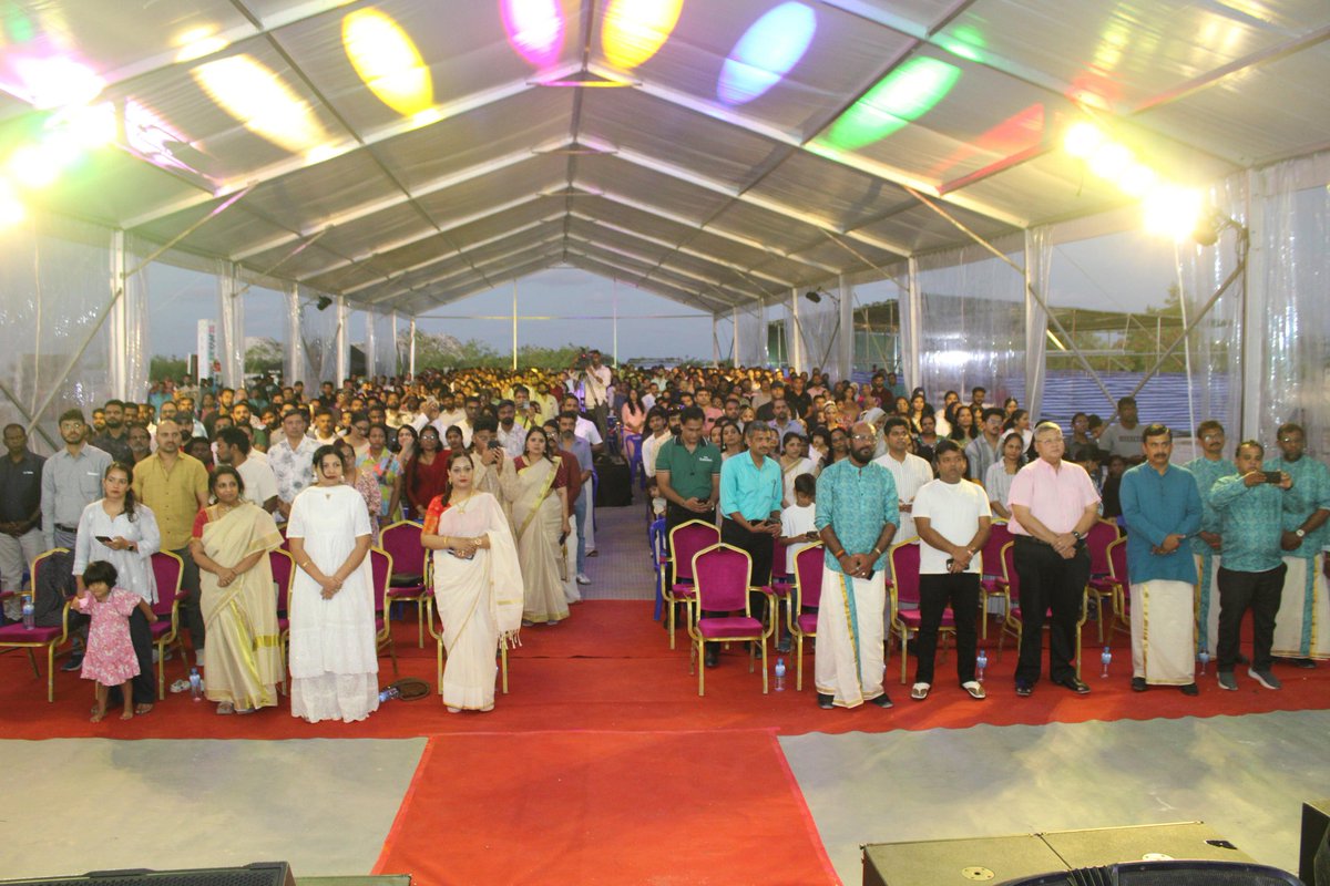 HCIMaldives's tweet image. #VandeMataram is more than just a song; it is the collective consciousness and represents the commitment, aspirations and hope of a nation.
Inspired by @narendramodi , HCI was joined by Indian diaspora in Maldives to celebrate the indomitable spirit of India&apos;s unity and freedom.