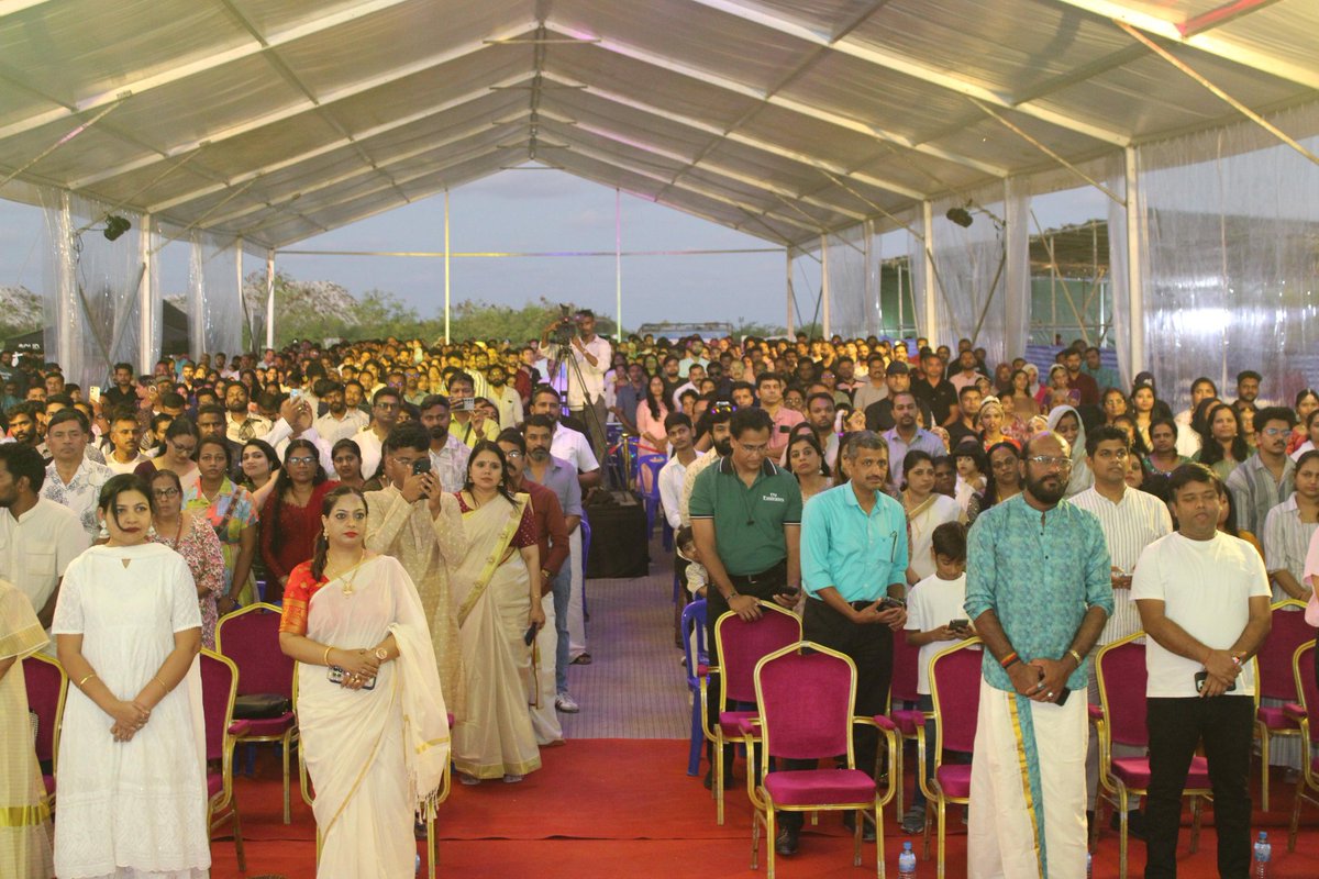 HCIMaldives's tweet image. #VandeMataram is more than just a song; it is the collective consciousness and represents the commitment, aspirations and hope of a nation.
Inspired by @narendramodi , HCI was joined by Indian diaspora in Maldives to celebrate the indomitable spirit of India&apos;s unity and freedom.