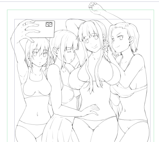 めんどくさかったですが…
わりとよく描けたかな…
こっからカラーになりますが… 