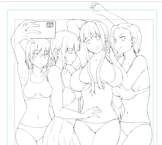 めんどくさかったですが…
わりとよく描けたかな…
こっからカラーになりますが… 