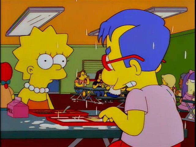 SoySimpsonito's tweet photo. El debate de debates: ¿Quién fue más migajero?

🔁 Bart con Jessica Alegría
❤️ Milhouse con Lisa https://t.co/bxkJMkIbs2