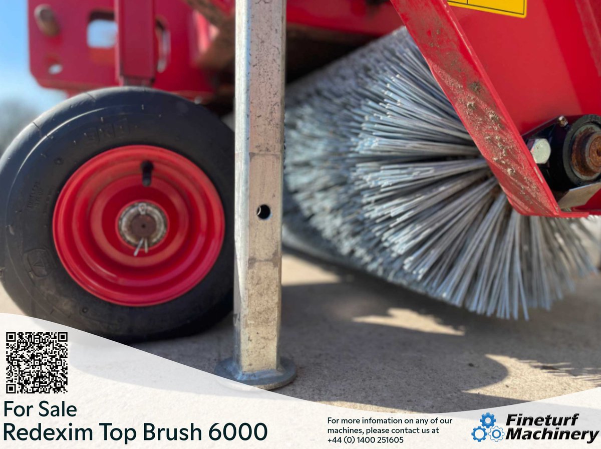 For Sale: Redexim Top Brush 6000       

Learn more about this machine: fine-turf.co.uk/groundcare-mac……     

For more information contact us at +44 (0)1400 251605