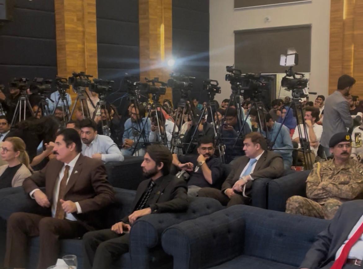 We were truly honored to welcome H.E. Alexandra Berg von Linde <a href="/SwedenAmbPK/">Alex Berg von Linde</a>  , Ambassador of Sweden to Pakistan, as a distinguished guest at the National Climate Conference of Youth 2025.

<a href="/ClimateChangePK/">Ministry of Climate Change, Pakistan</a> <a href="/GovtofPakistan/">Government of Pakistan</a> <a href="/MUMufakkir7/">M Umair Mufakir</a>