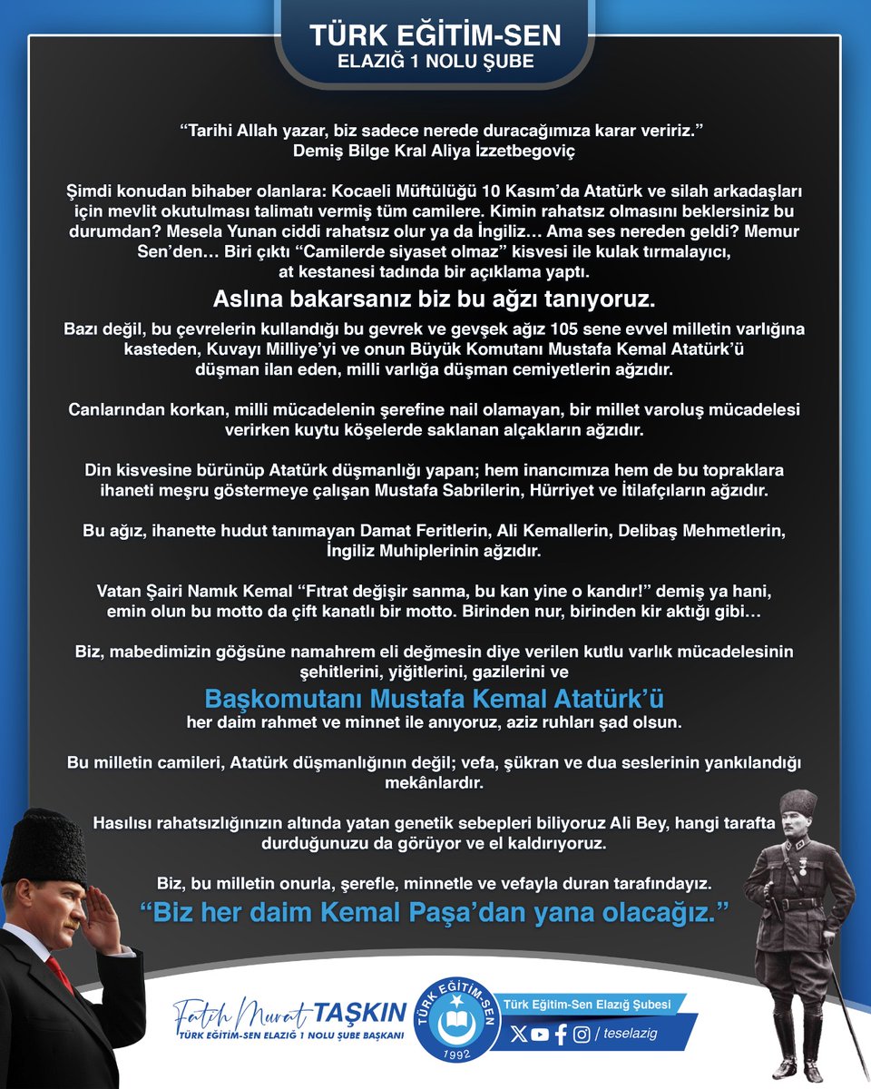 Aslına bakarsanız biz bu ağzı tanıyoruz...