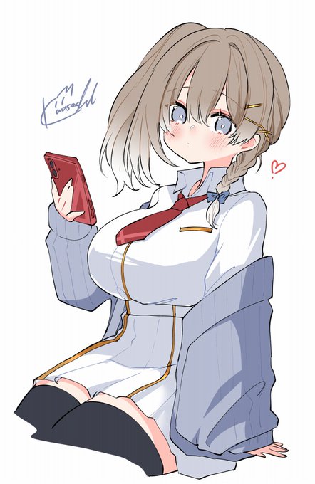 JK久遠ちゃんは髪型変えるだけでもイメージ変わる。可愛さは変わらない。 