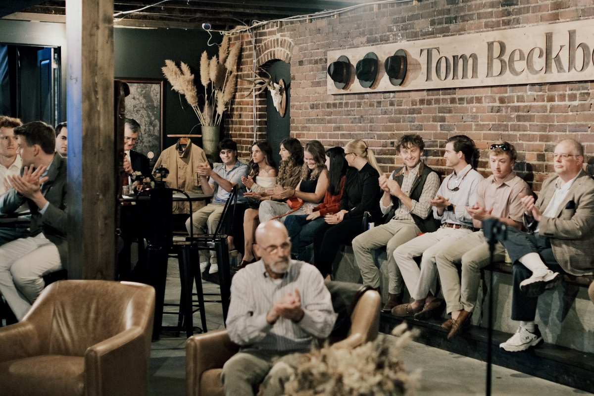 umdeclaration's tweet image. Time flies, our 9th symposium is already here! Huge thanks to Dr. Matthew Trudgen for kicking things off last night with an engaging discussion on the importance of the U.S.–Canada relationship.