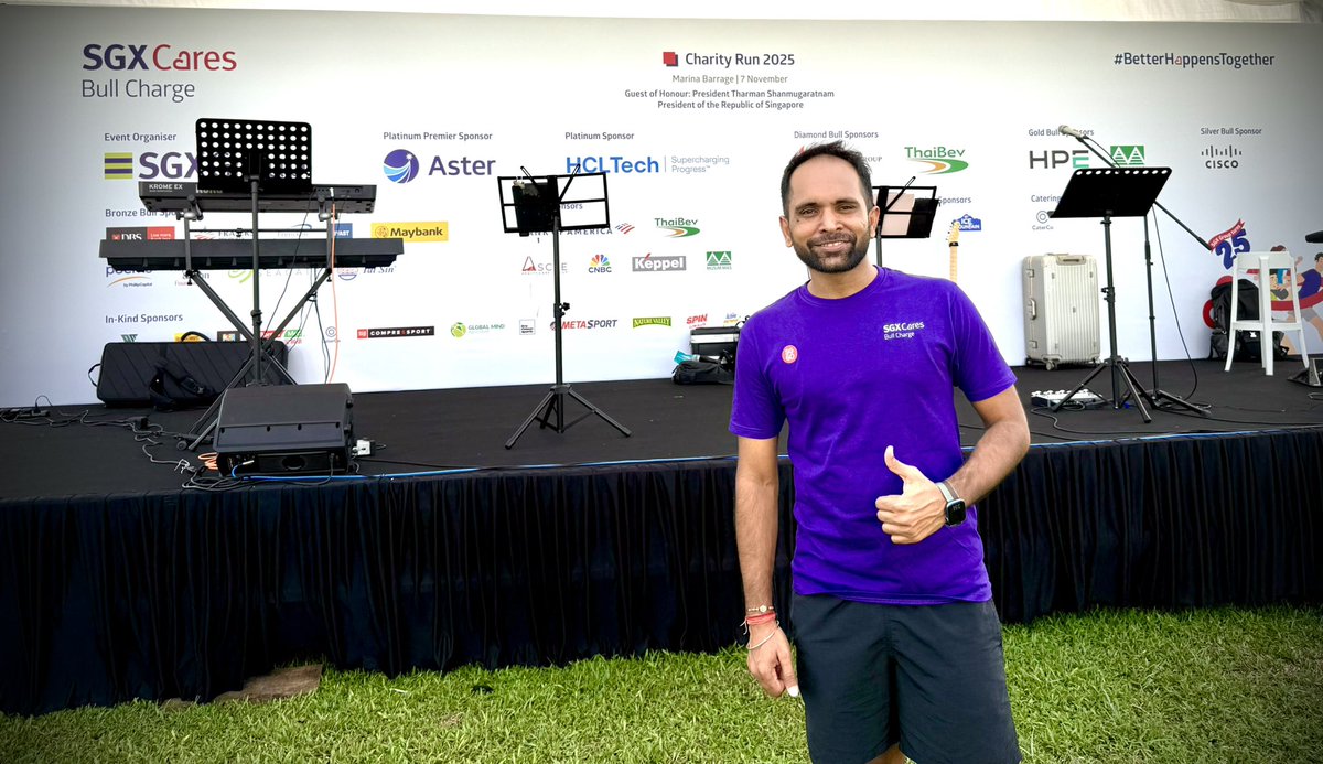 SGX Cares Bull Charge Charity Run 2025!

#HCLTechRunDay #SGXCaresBullChargeRun
