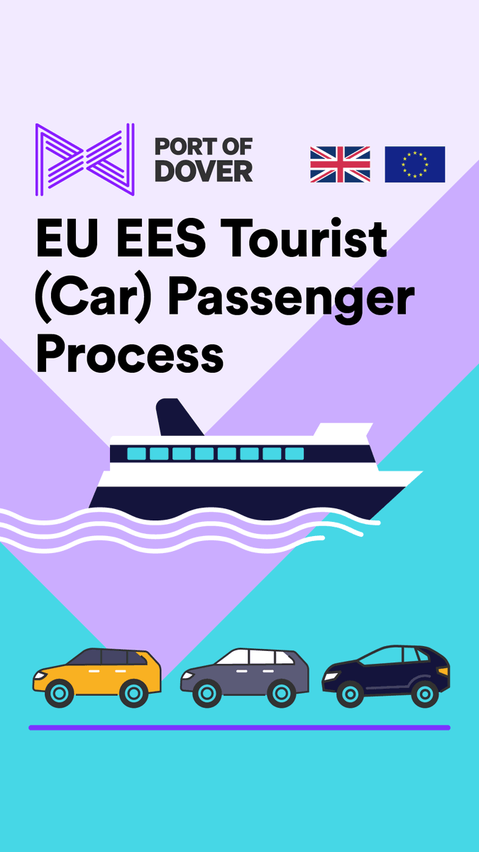 Port_of_Dover's tweet photo. The Port of Dover is working closely with our French border agency partners to ensure a smooth introduction of the EU Entry/Exit System (EES) for tourist passengers in early 2026. Read the full statement here: https://t.co/cH6c3841MN https://t.co/AG7N5OWGfH