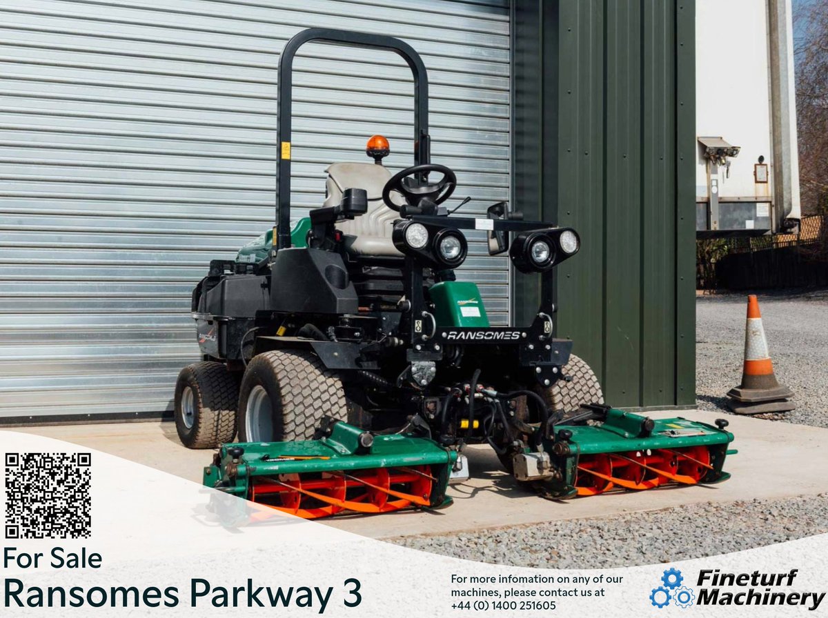 For Sale: Ransomes Parkway 3 Cylinder Mower     

Learn more about this machine: fine-turf.co.uk/groundcare-mac………     

Contact us for more info: +44 (0)1400 251605 #landscaping #forsale #ransomes
