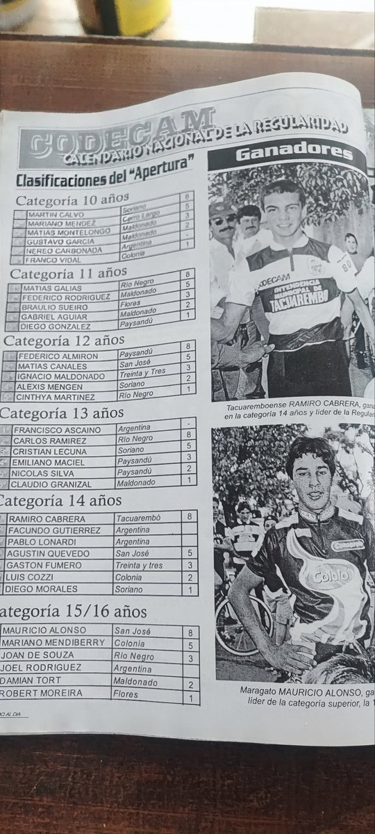 Un vecino me trajo una revista vieja para ver, año 2002 <a href="/eddymansulino/">Eddy Mansulino</a>