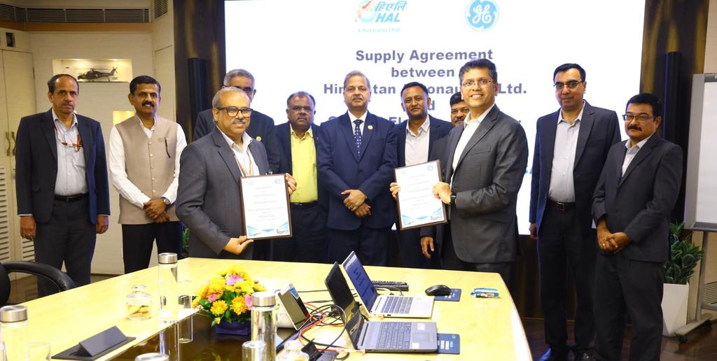 Hindustan Aeronautics Limited posts, "Hindustan Aeronautics Limited (<a href="/HALHQBLR/">HAL</a>) has entered into an agreement with the US firm, General Electric Company, on 7th November 2025, for the supply of 113 Nos of F404-GE-IN20 engines and support package for execution of 97 LCA Mk1A