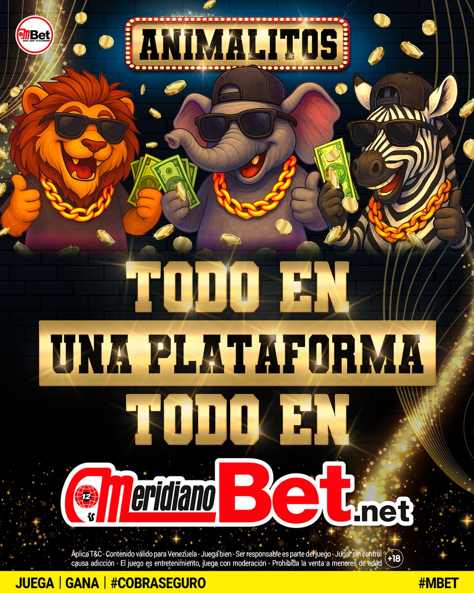Meridianoonline's tweet image. ¡Descubre todo en una sola plataforma!

Disfruta de Meridianobet donde puedes jugar a los #animalitos y participar en las #loterías.

Ingresa al sitio web y diviértete en el mejor casino online. 

Juega | Gana | CobraSeguro